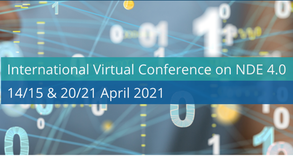 First International Virtual Conference on NDE 4.0 Slated for April